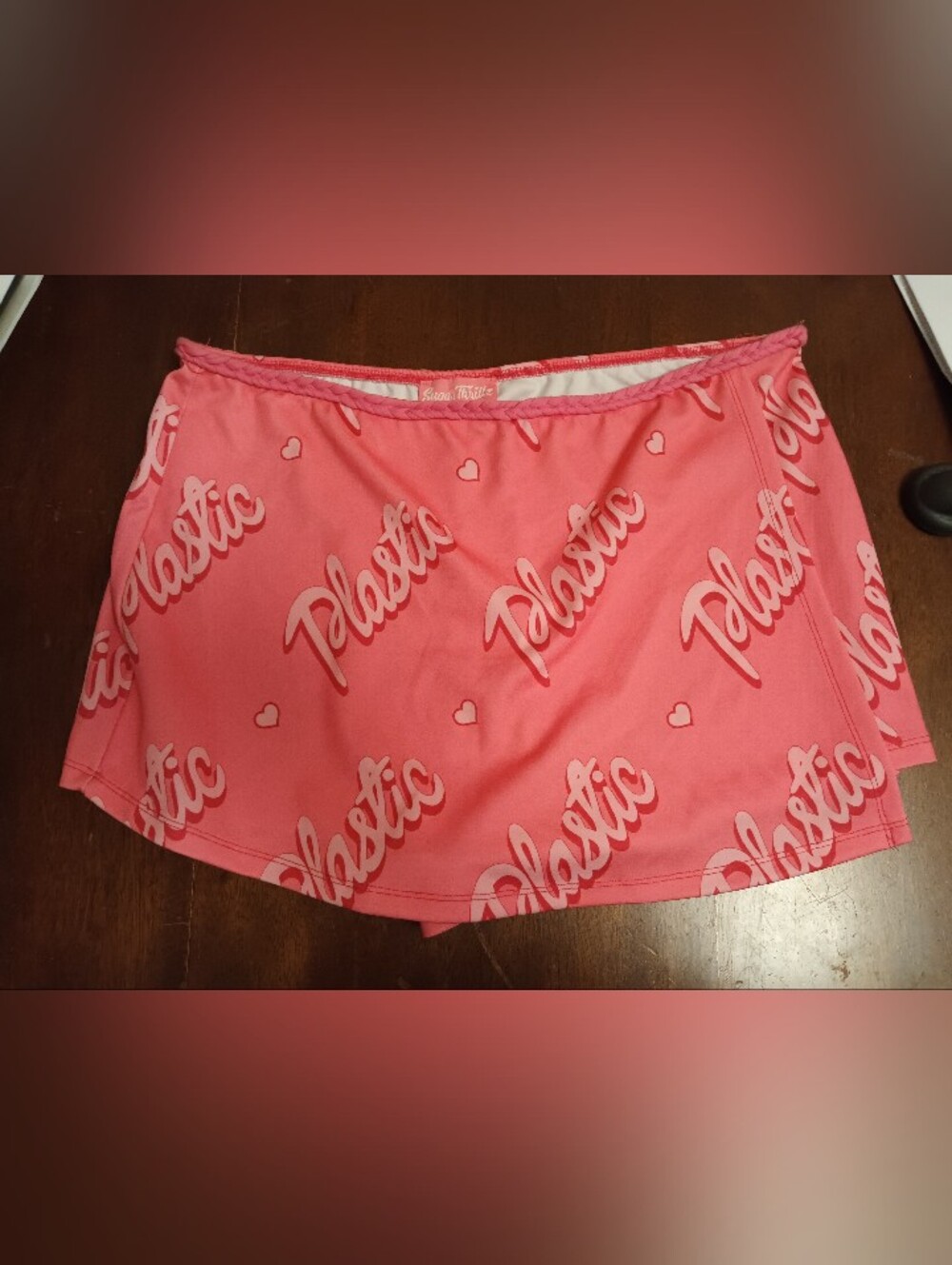 Sugar Thrillz By Dolls Kill Barbie "Plastic" Skort